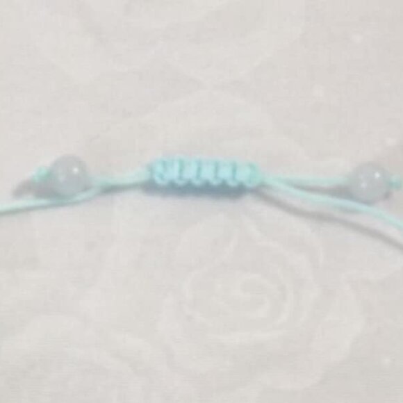 Genuine Aquamarine 8mm Bead Bracelet - Picture 7 of 7